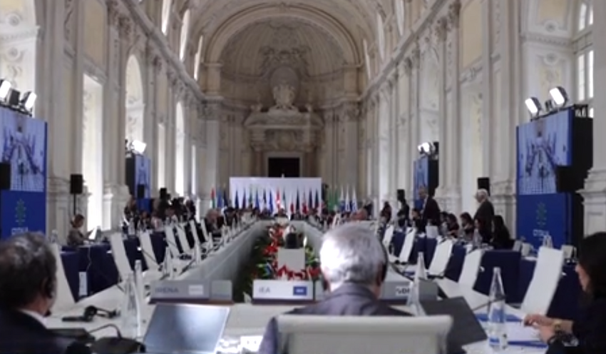 Una plenaria del G7 clima a Torino